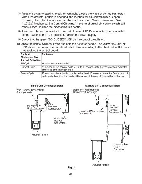 KM1301SAH-E Service Manual - Hoshizaki