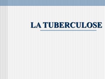 Diagnostic de la Tuberculose pulmonaire - Association Anfas