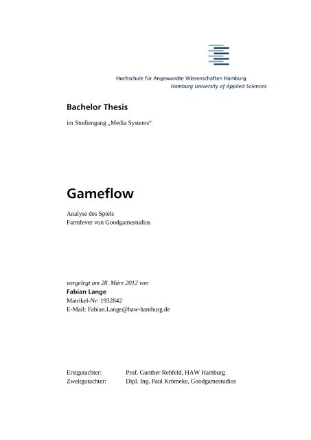 Gameflow Analyse des Spiels Farmfever von ... - Games-Master