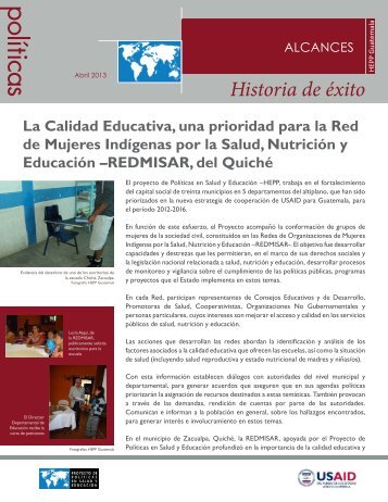 La Calidad Educativa, una prioridad para la Red de Mujeres ...