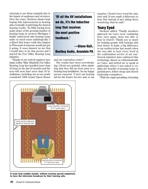 Sound and Communications - Hearing Loop