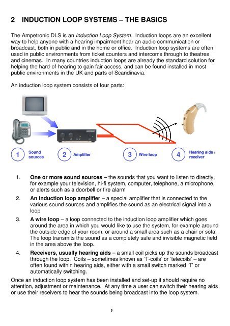 Domestic Loop System &#40;DLS&#41; - Hearing Loop