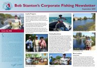 Bob Stanton's Corporate Fishing Newsletter