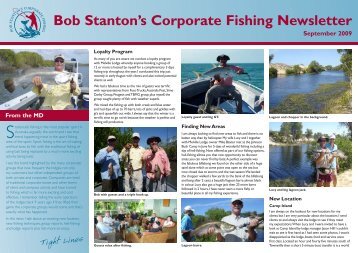 Bob Stanton's Corporate Fishing Newsletter