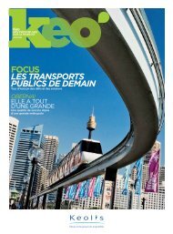 FOCUS LES TRANSPORTS PUBLICS DE DEMAIN - Keolis