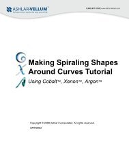 Making Spiraling Shapes Around Curves.fm - Ashlar-Vellum