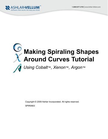 Making Spiraling Shapes Around Curves.fm - Ashlar-Vellum