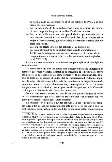 âEl Principio de Subsidiariedadâ. Ed - Instituto de Derecho PÃºblico