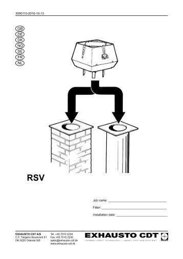 RSV - Nonfumo Flue Systems Ltd.