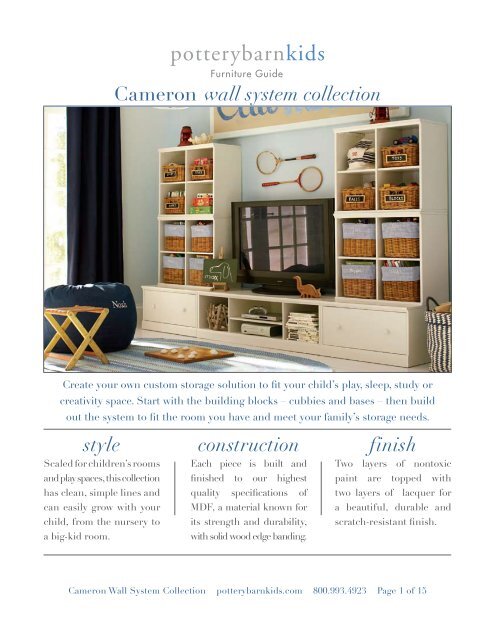 Pottery barn cameron wall system sale