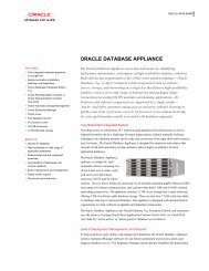 Oracle Database Appliance Data Sheet