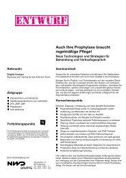 Prophylaxe 19.06.13 MS - Prophylaxe und Teamschulung Brigitte ...