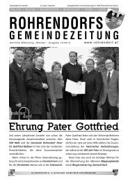 Gemeindezeitung 12/2013 - Rohrendorf bei Krems