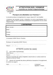 TÃ©lÃ©chargez l'attestation sur l'honneur