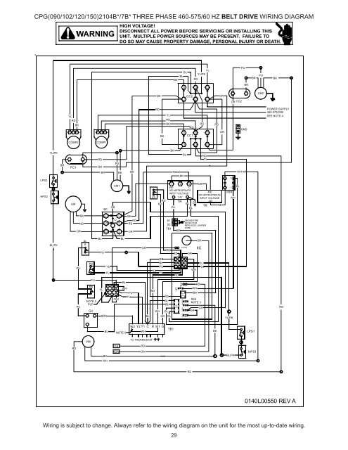 7.5 TON - 12.5 TON PACKAGE GAS SERIES CPG SERIES - Goodman