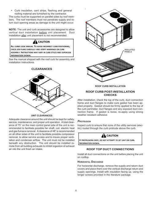 7.5 TON - 12.5 TON PACKAGE GAS SERIES CPG SERIES - Goodman