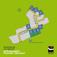Wohnbaugebiet Ortsmitte, Oberndorf - Wir bauen auf Rottenburg