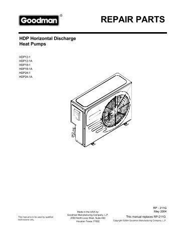 RPT - Parts Manual Cover