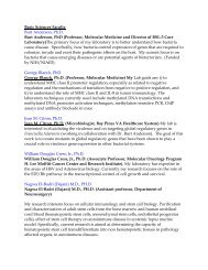 Basic Sciences Faculty Burt Anderson, Ph.D. Burt Anderson, PhD ...