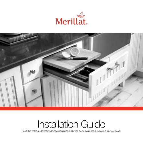 Installation Guide Merillat