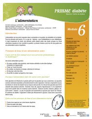 Module 6: L'alimentation