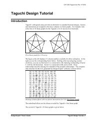 Taguchi Design Tutorial - Statease.info