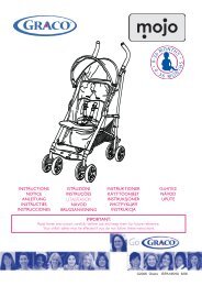 IMPORTANT: INSTRUCTIONS NOTICE ... - Graco Europe - Home