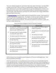 Proposed Critical Slopes Ordinance Change - Albemarle County