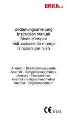 Bedienungsanleitung Instruction manual Mode d ... - DocCheck Shop