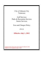Fees and Charges Policy and Schedule - FY 13.pdf - Johnson City