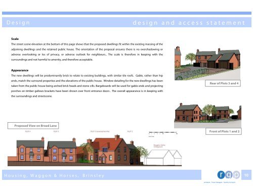 Design and Access Statement for a Housing Development at The ...