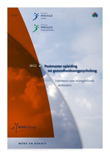 Postmaster opleiding tot gezondheidszorgpsycholoog - RINO Groep