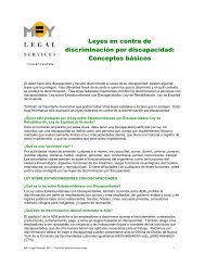 Leyes en contra de discriminacion - MFY Legal Services