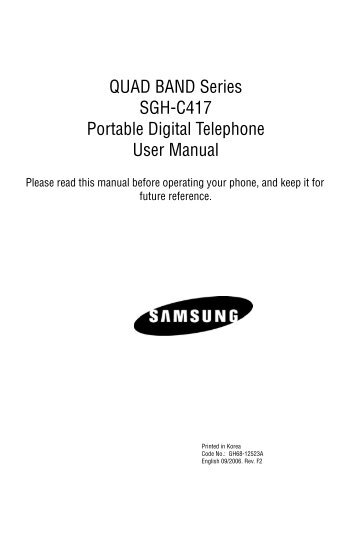 Samsung SGH-C417 - Fido