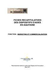 fiches recapitulatives des dispositifs d'aides en ... - Page d'accueil