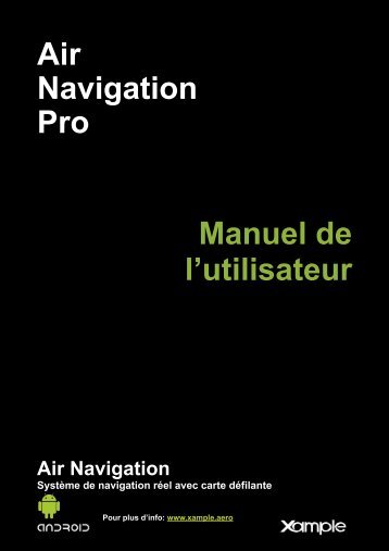 Air Navigation Pro Manuel de l'utilisateur - Xample