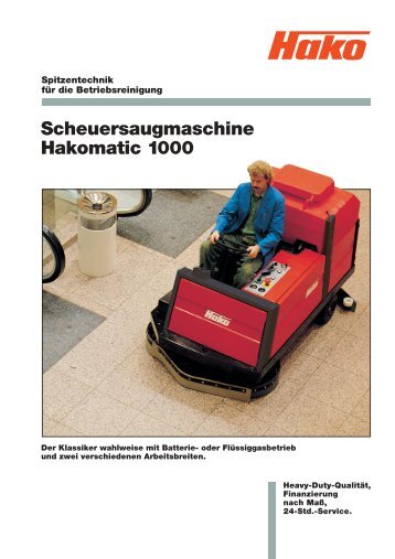 Scheuersaugmaschine