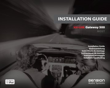 INSTALLATION GUIDE - Novosonic