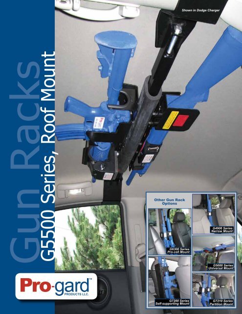 G5500 Series, Roof Mount Gun Rack Product Sell Sheet - Pro-Gard ...