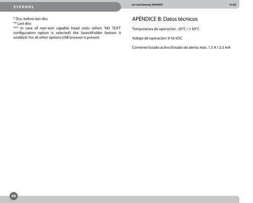 Uso del ice>Link Gateway 500 - Novosonic