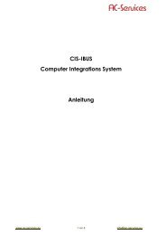 CIS-IBUS Computer Integrations System Anleitung