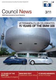 BMW International Clubs Council News, 03/2011 (PDF - BMW Clubs