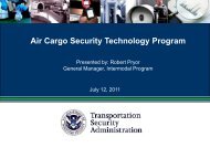 Air Cargo Technology Program and Intermodal ... - ACConline.org