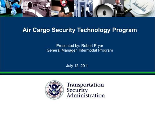 Air Cargo Technology Program and Intermodal ... - ACConline.org