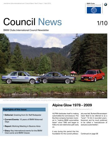 Council News - BMW Club of Canada