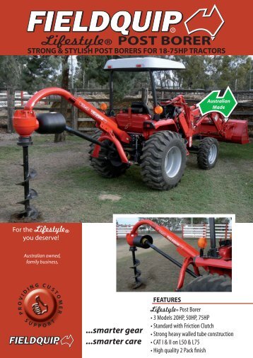 LifestyleÂ® POST BORER - FieldQuip