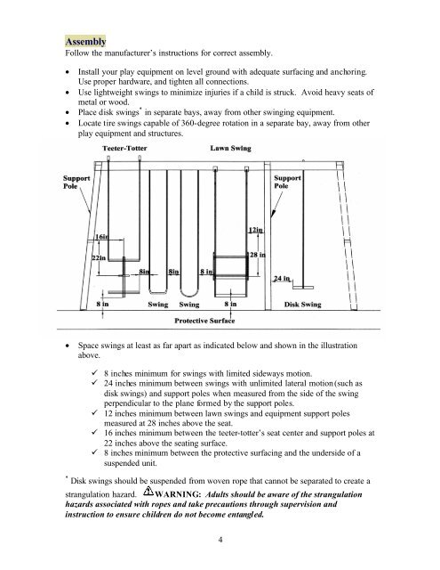 Outdoor Home Playground Safety Handbook - Cultivate Safety