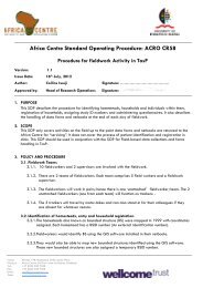 Letterhead template Nov09 - Africa Centre for Health and Population ...