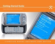 Cingular 8525 Getting Started Guide - Pocket PC Central