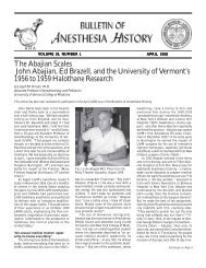 April 2008 - Anesthesia History Association